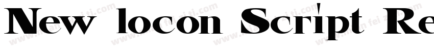 New locon Script Reg字体转换